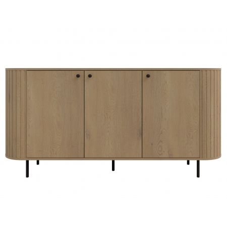 Komoda zaokrąglone boki frez 830 OLIVO dąb cremona